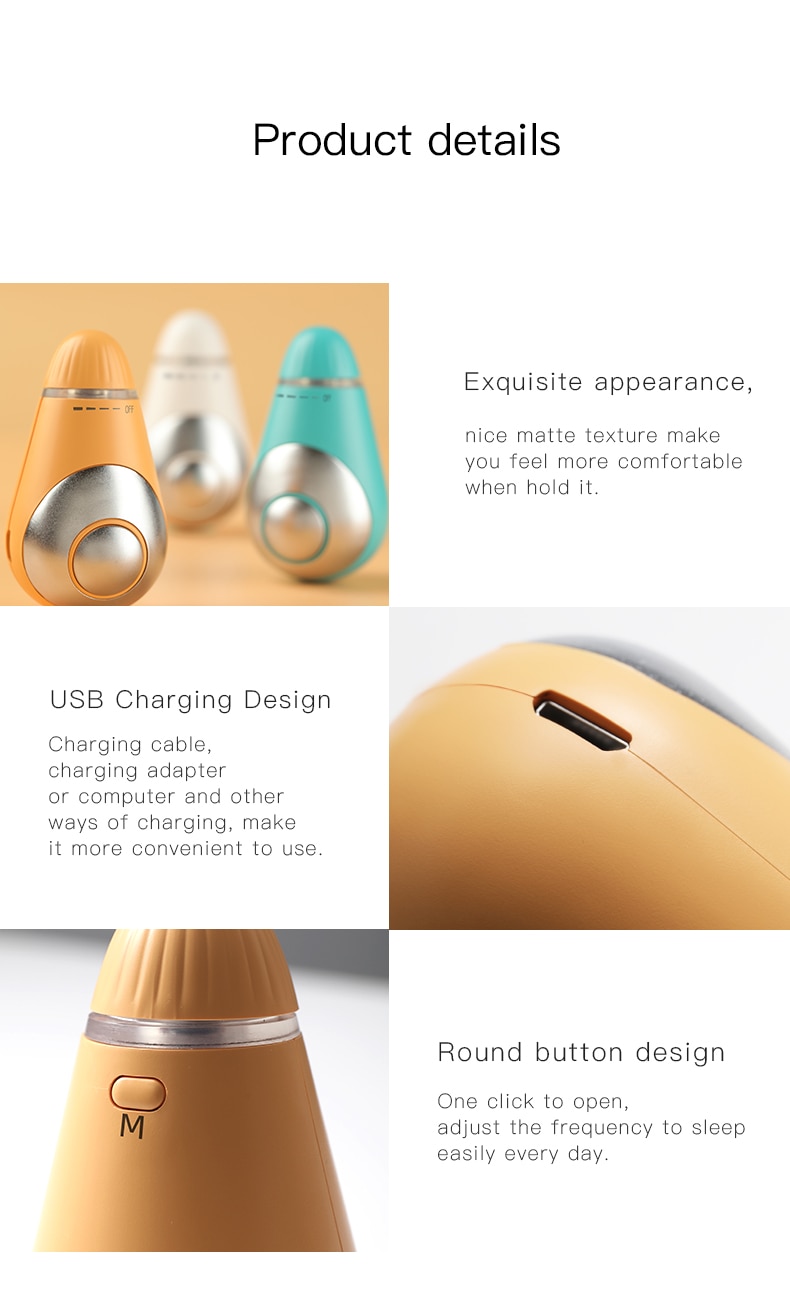 Microcurrent Sleep Holding Sleep Aid Instrument Pressure Relief Sleep USB Charging For Sweet Sleeping