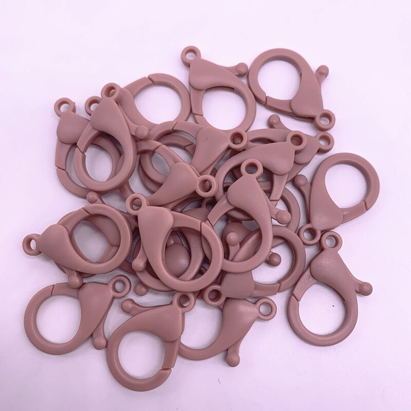 10 sztuk/partia 35*20mm cukierkowe kolory Lobster klamrami haki breloczek słodkie breloki dla DIY Charms brelok two...: 12