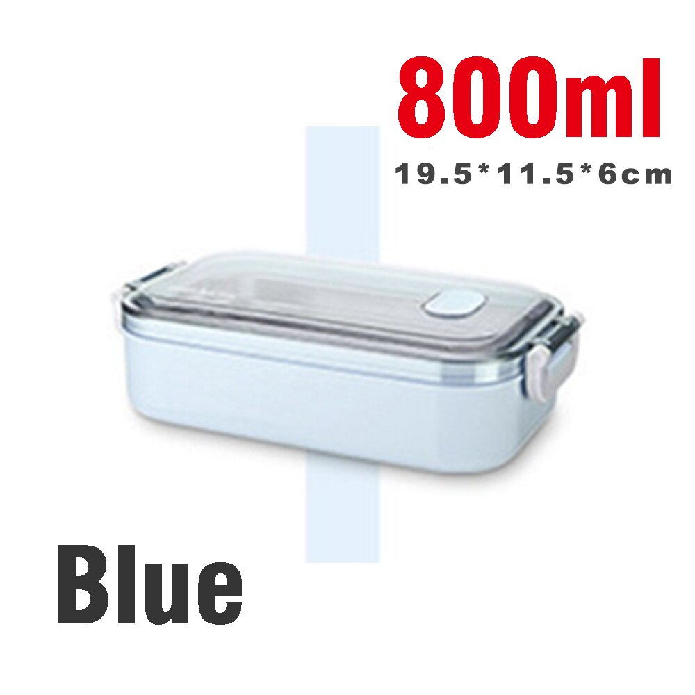 Portable Stainless Steel Lunch Storage Snack Tiffin Box Lunchbox Bag Bento Boxes Dinner Food Container Microwave For Kids Adults