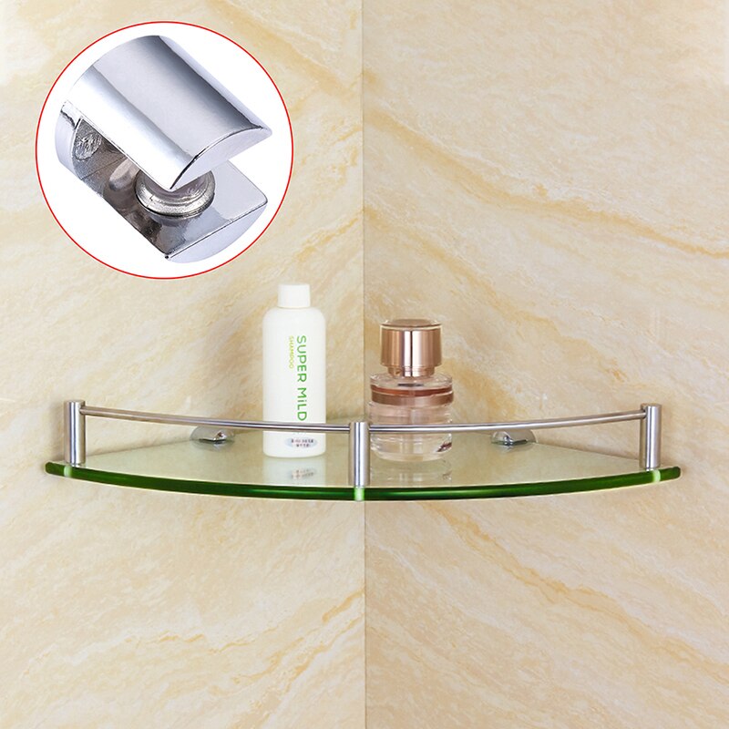 4/8/12Pcs Glass Clamp Glass Plated Brackets Zinc Alloy Chrome Finish Shelf Holder 6-8mm Furniture Support Brackets Clamps