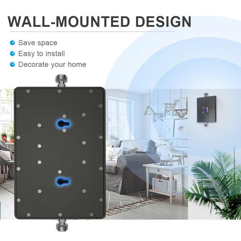 2G 3G LTE 70dB cellular signal booster amplifier 850 1900mhz CDMA 850mhz mobile phones signal booster lcd display repeater -