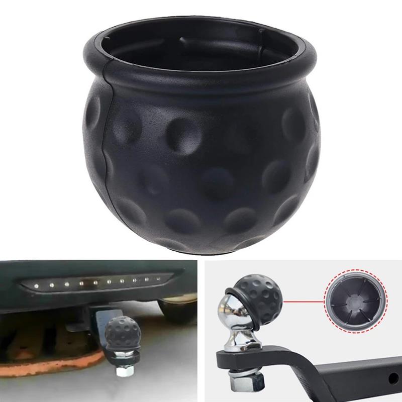 50mm tilhengerfeste kule deksel tilhengerfeste campingvogn henger tilhengerkule beskyttelse pvc universell til bil lastebil tilhenger tilhenger tilhengerkule