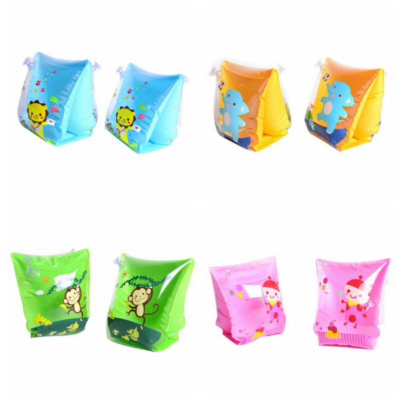 Schattige kindercartoon armcirkelzwever babywaterring verdikte dubbele airbag ballon zwemmen baby opblaasbaar speelgoed