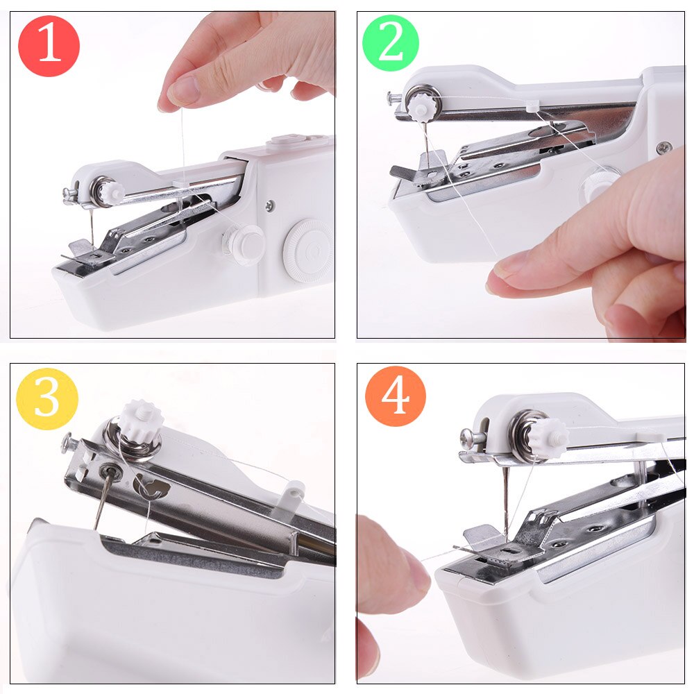 Anpro Handheld Mini Naaimachine Draagbare Huishoudelijke Snoerloze Elektrische Stitch Tool voor Snelle Reparaties DIY Home Reizen Stiksels