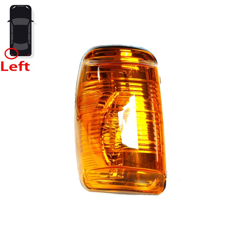 K-Auto Seite Hinten Spiegel Blinker Licht Lampe Abdeckung Für Ford Transit MK8 BK31-13B382-BA BK31-13B382-AA: Gelb links Seite