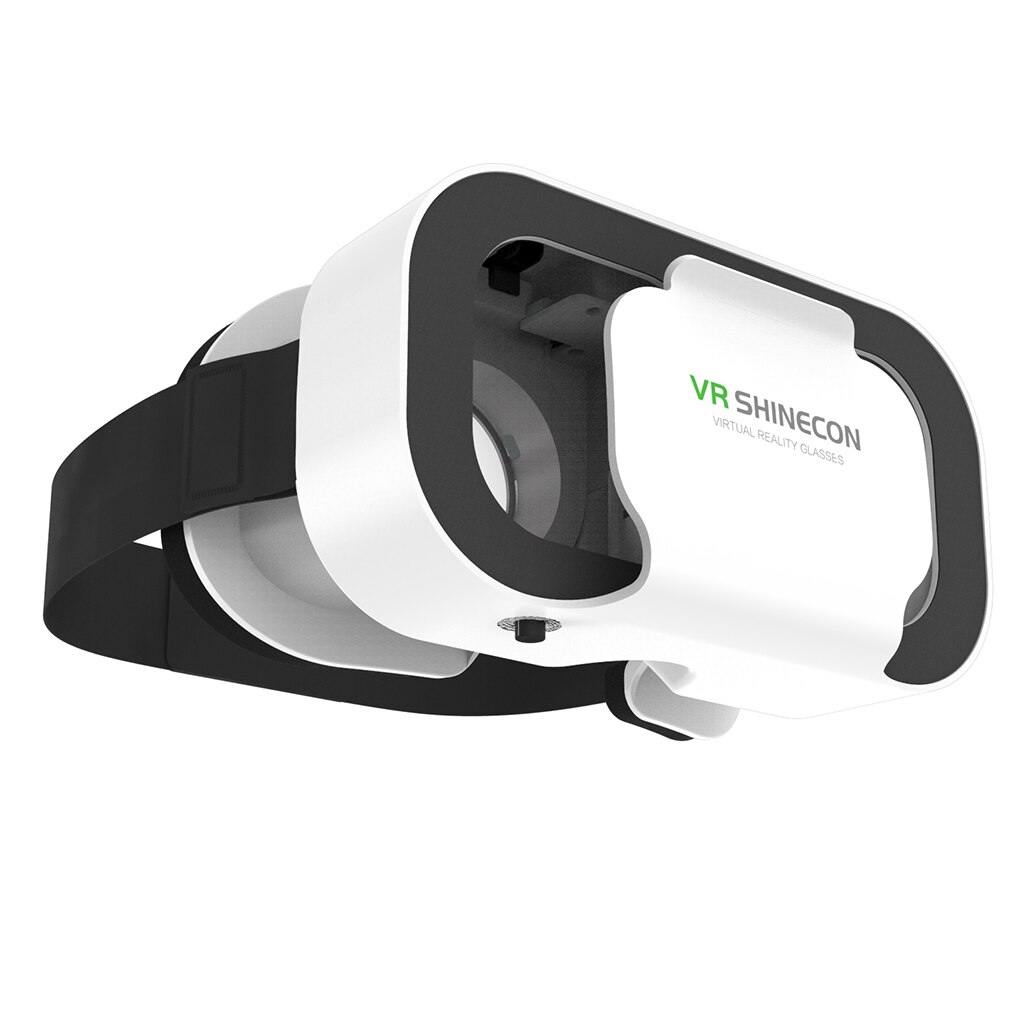 Vr Shinecon 5.0 Virtual Reality Bril Verstelbare 3D Bril Voor Films Games Ondersteuning 4.7-6.53 Inch Grote Scherm Smartphones
