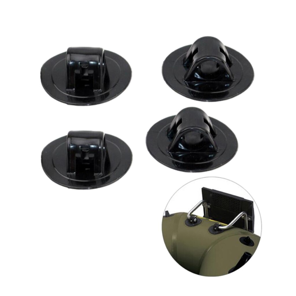 4 Pack Inflatable Kayak Boat Engine Holder Motor Mount Bracket Clip Stand
