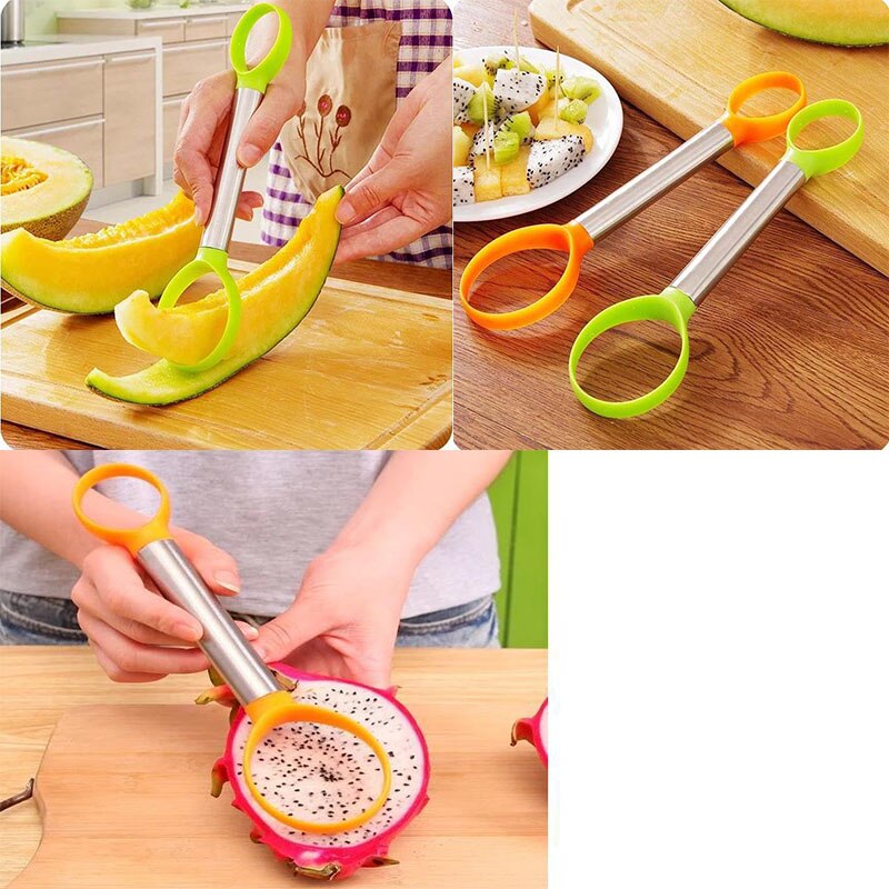 Separador de pulpa multifuncional para frutas y verduras, separador de doble cabezal para frutas y verduras de 24x2x6x4,5 cm
