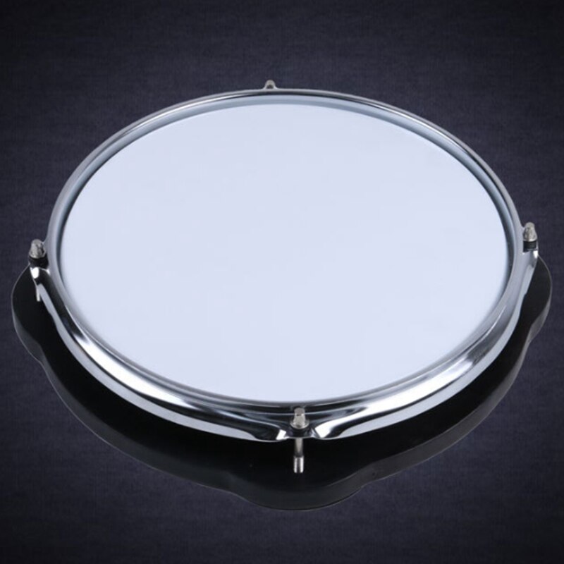 10 pollici A Percussione di Simulazione Tamburo Muto Dispositivo di Addestramento Rullante Tamburo Pratica tamburo pad Muto
