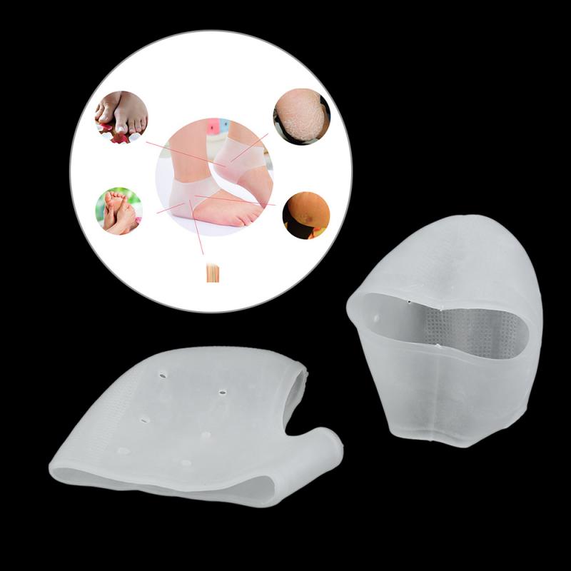 1Pair Heel Protective Pad Relief Plantar Fasciitis Silicone Cups Shoe Insert Invisible Soft Heel Cushion Reduce Pressure on Heel