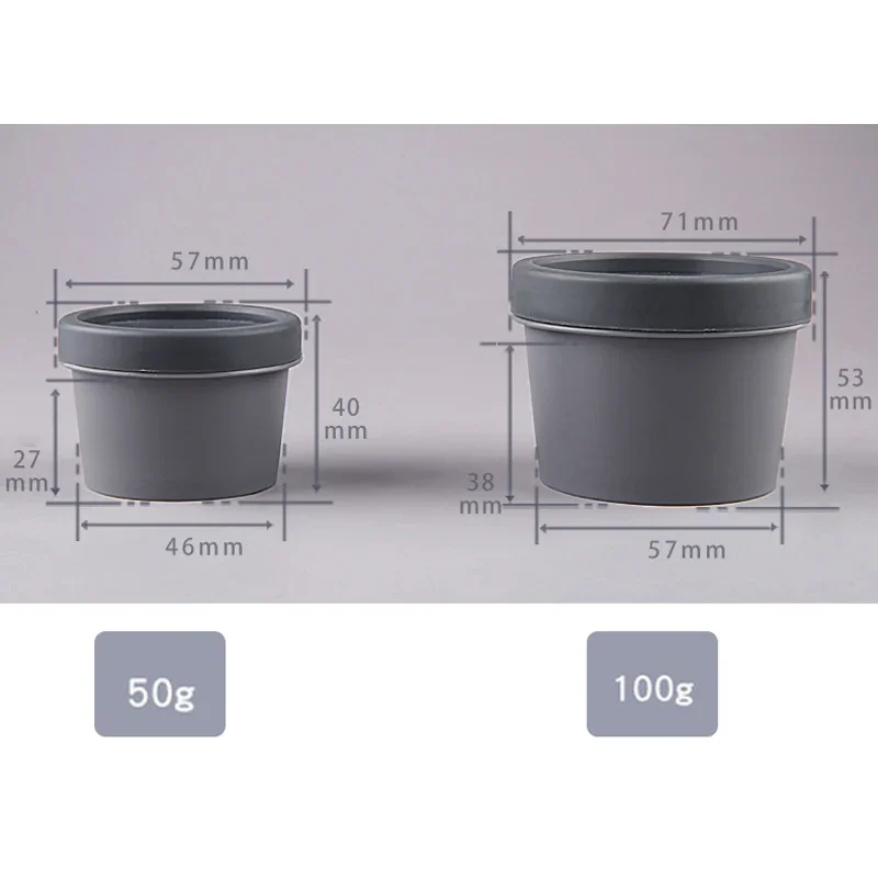 20Pcs 50/100ml Refillable Bottles Large Size Facial Mask Lotion Container Travel Face Cream Jar Cosmetic Box Cosmetic Containers