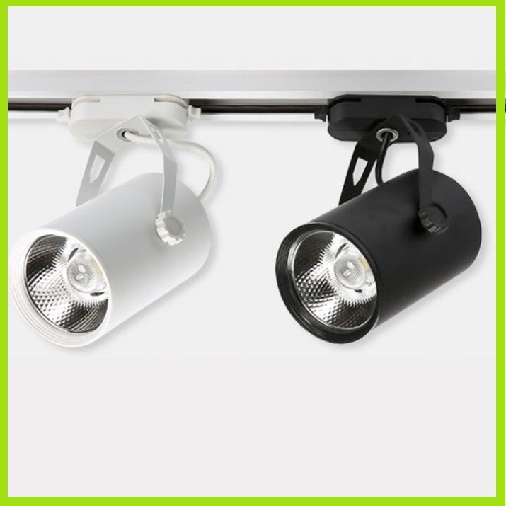 Led cob tracklight 12 W 20 W producto terminado independiente fuente de luz tienda de ropa Iluminación comercial luz de la pista