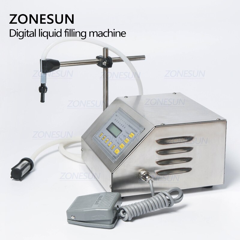 ZONESUN Numerical control liquid filling machine on the English control panel GFK-160 5-3500ml