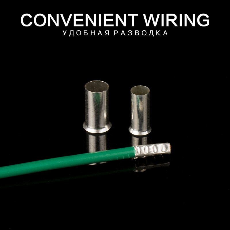 100Stck EN25-16 Draht Stecker Aderendhülsen Elektrische Kabel Terminal Kupfer nackt Verzinnt crimpen Terminal 25mm2-50mm2 AWG 4-1