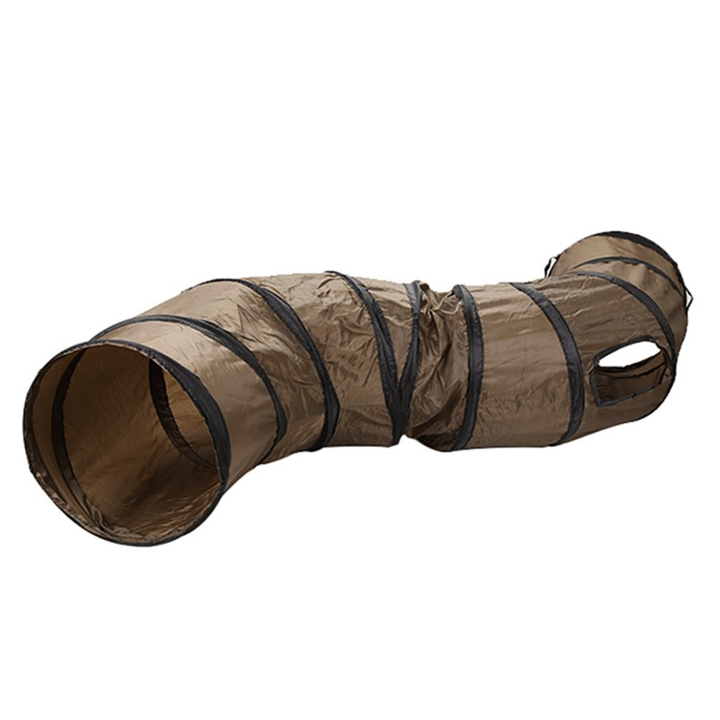 Haustier Katze Spielen Tunnel S bilden Faltbare Ebene Tunnel Spielzeug Faltbare Katze Tunnel Katze Spielzeug Bohrer Eimer: Default Title