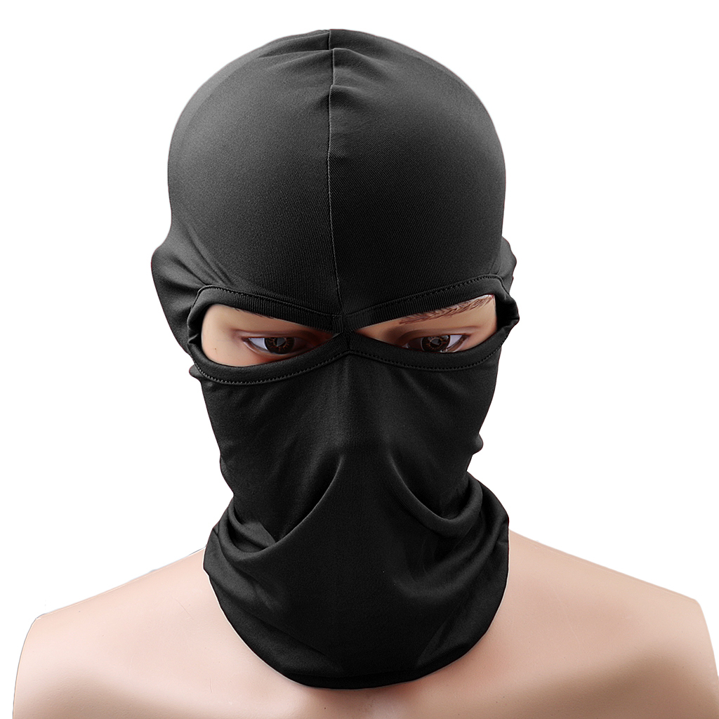 Outdoor Cycling Full Face Mask Motorcycle Bicycle Scarf Hood with 12 Colors: Black