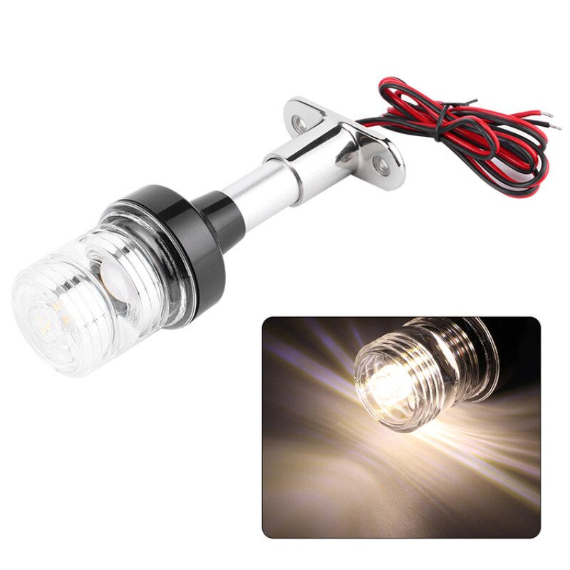 Waterproof Marine Boat Yacht Light Navigation Anchor Light 360 Degree Boat Light 12-24V 6/8/10/12 Inch LED Navigation Light