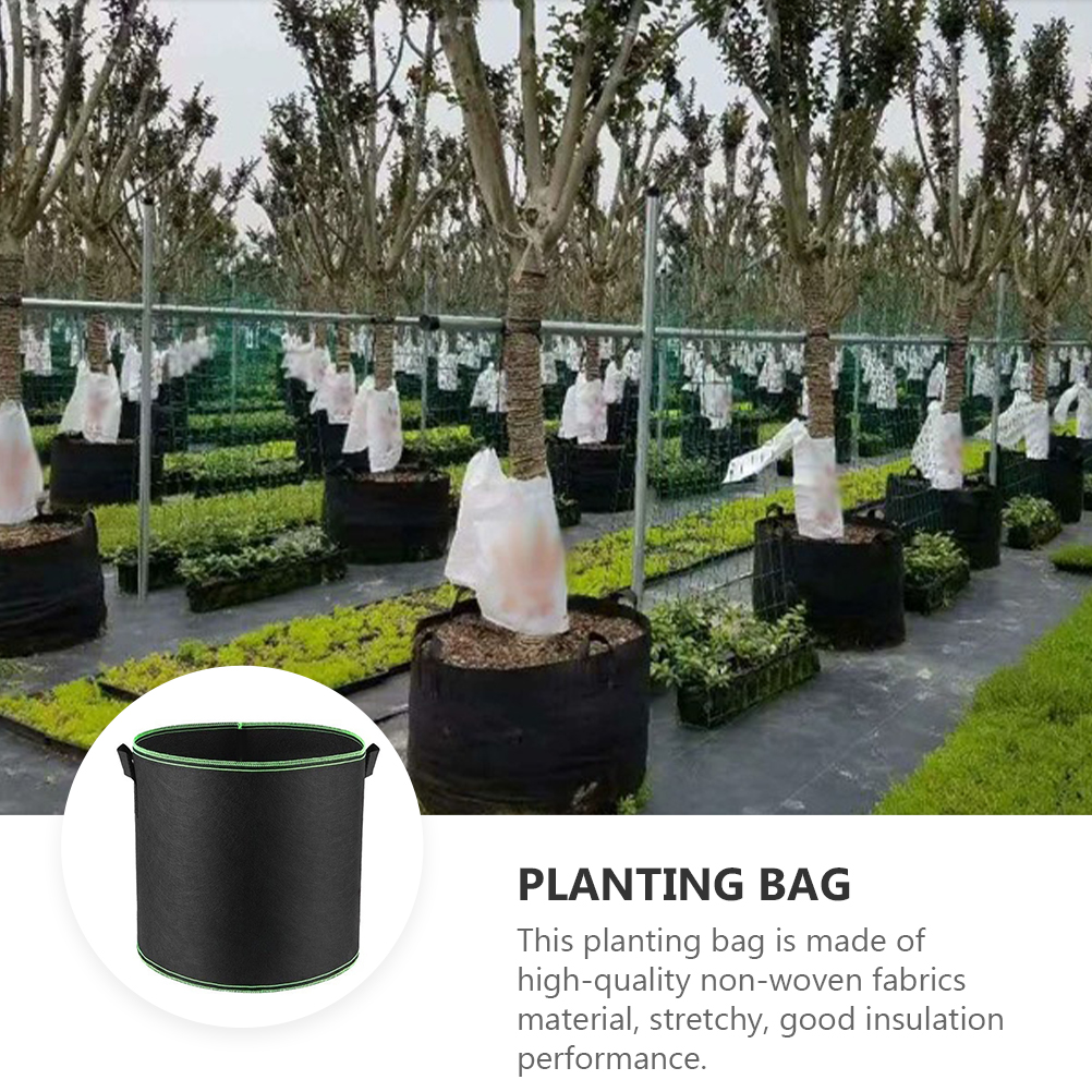 3 Pcs Planten Zakken Fijne Unieke Plant Opslag Pouch Non-woven Planten Zakken Plantaardige Tassen Tuin Planten Pouch