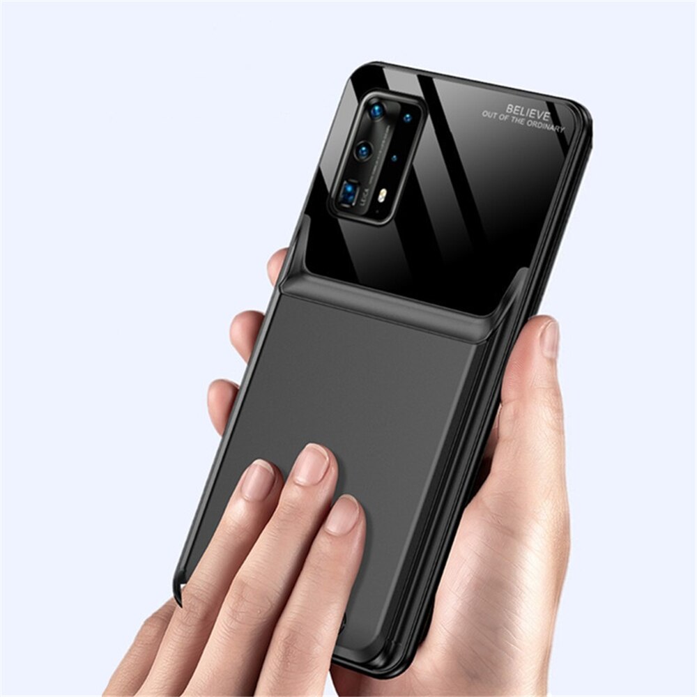 Battery Charger Cases for Huawei P40 Pro 10000mAh External Battery Case Power Bank Cover for Huawei P40 Charging Case