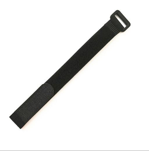 Sangle Velcro pour vélo, lot de 5 pièces de 30cm, sangle de fixation pour canne à pêche, bouteille de cyclisme: Black