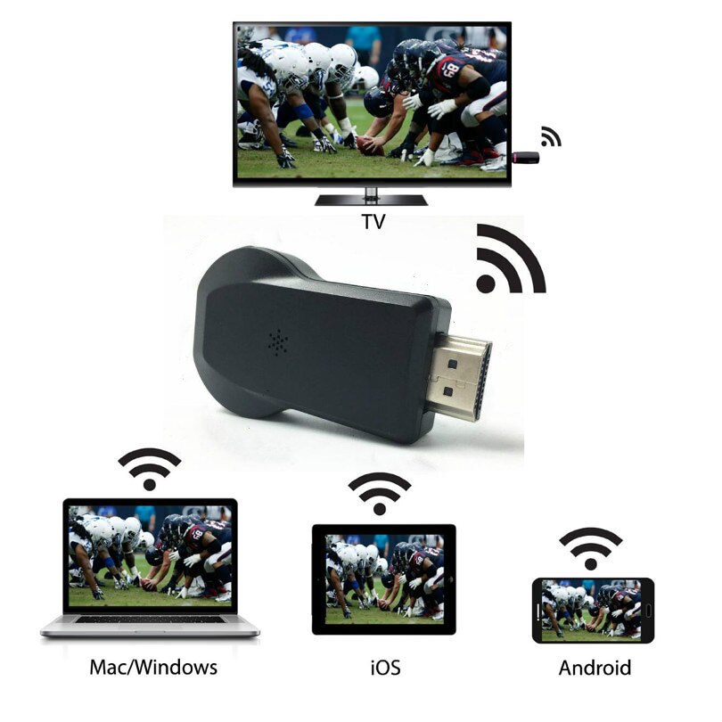 M9 Plus Wifi 1080P Full Hd Hdmi Tv Stick Draadloze Airplay Dongle Receiver Miracast Voor Telefoons Tablet Pc