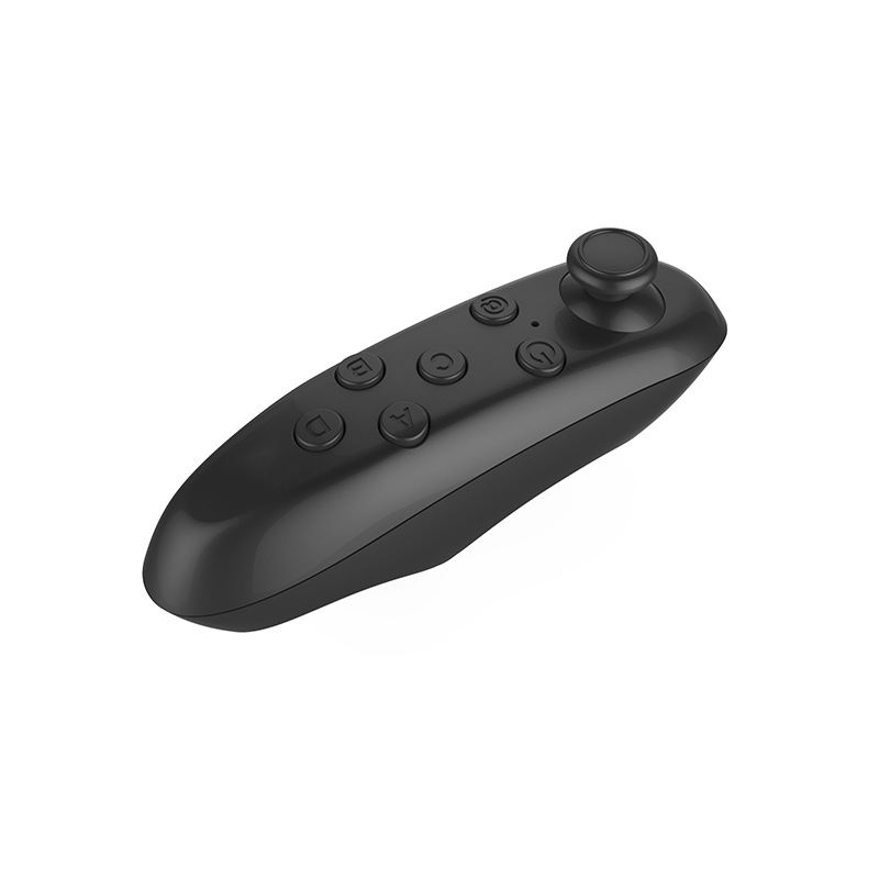 Remote Control for Android Phone Bluetooth-compatible 4.0 Wireless VR Headset Game Controller Joystick Wireless Gamepad Remote: black