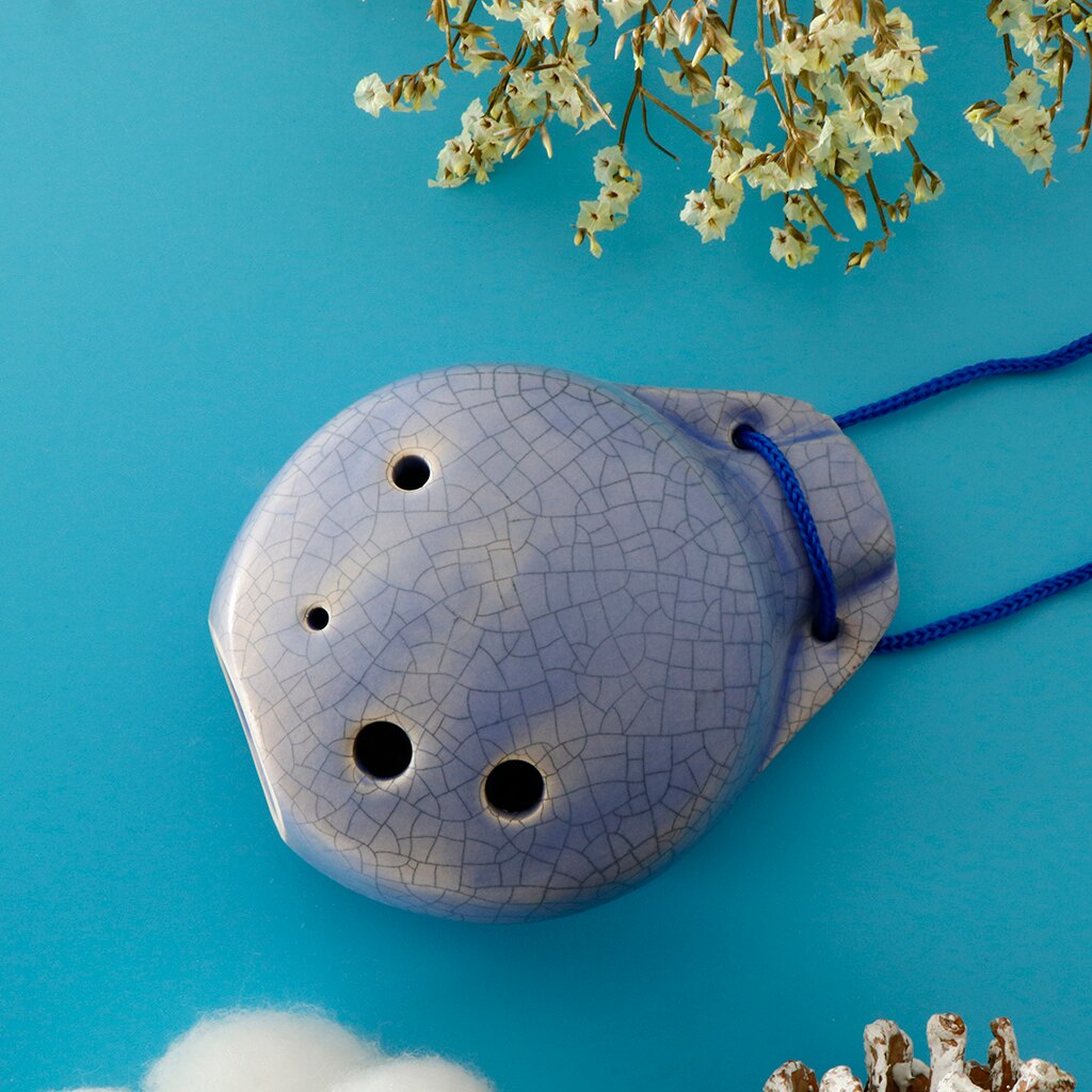 Ocarina C en céramique à 6 trous, Instrument Musical pour les amoureux de la musique,