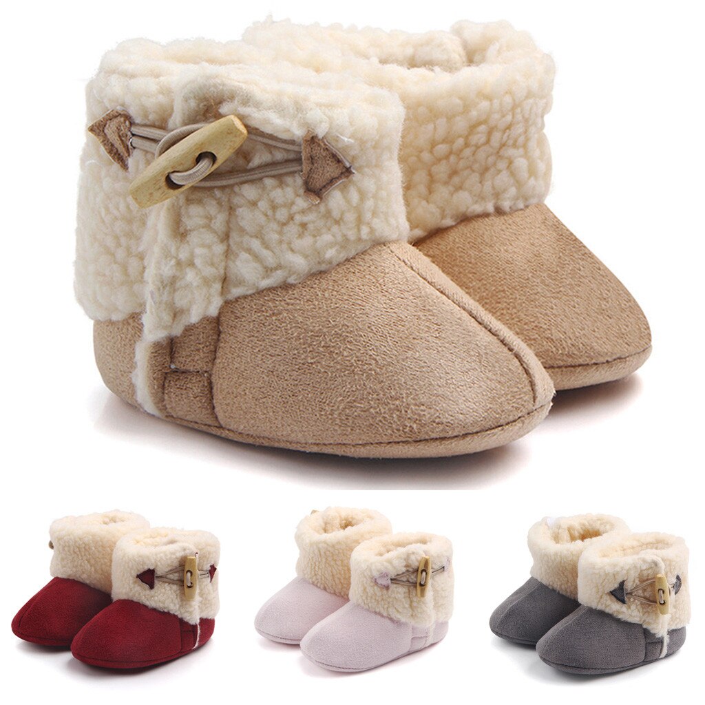 Bebê menina botas de inverno sapatos confortáveis cores misturadas moda primeiros caminhantes do miúdo menino sapatos do bebê botas da criança sapatos da menina