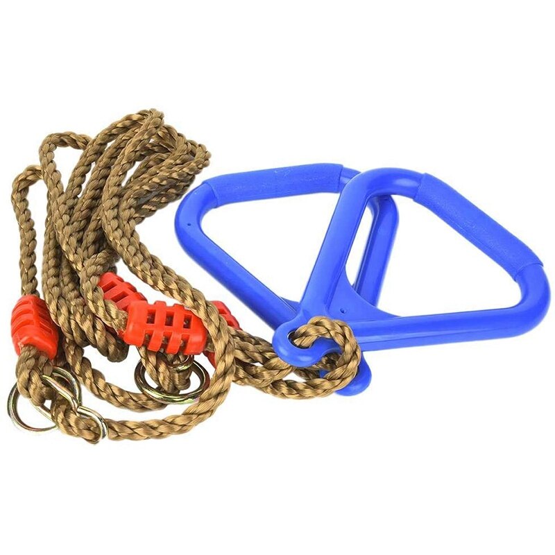 Kids Gym Rings,Children Trapeze Gym Swing,Bar Adjustable Gym Fitness Pull Up Rings with Hanging Ropes for Swing