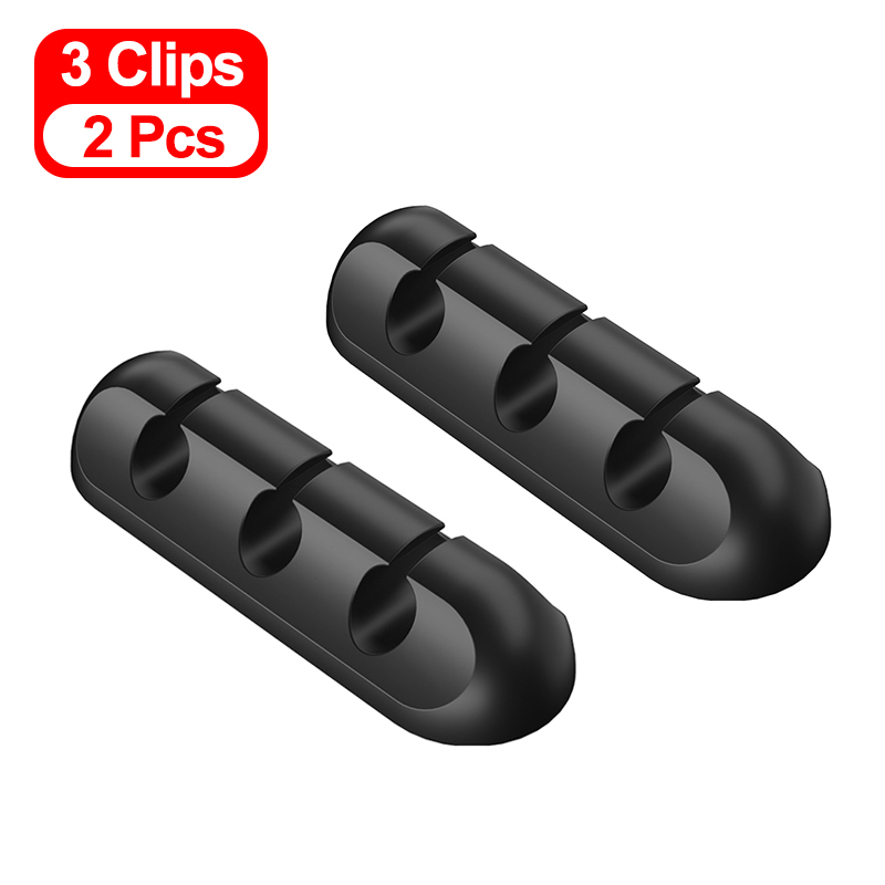 Essager Cables Organizer Wire Holder Clip For Desktop Management Mouse Earphone Cable Winder Protector Mobile Phone Holders