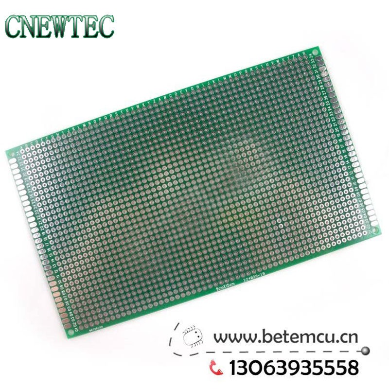 1 stks 9x15 cm PROTOTYPE PCB 2 layer 9x15 panel Universal Board
