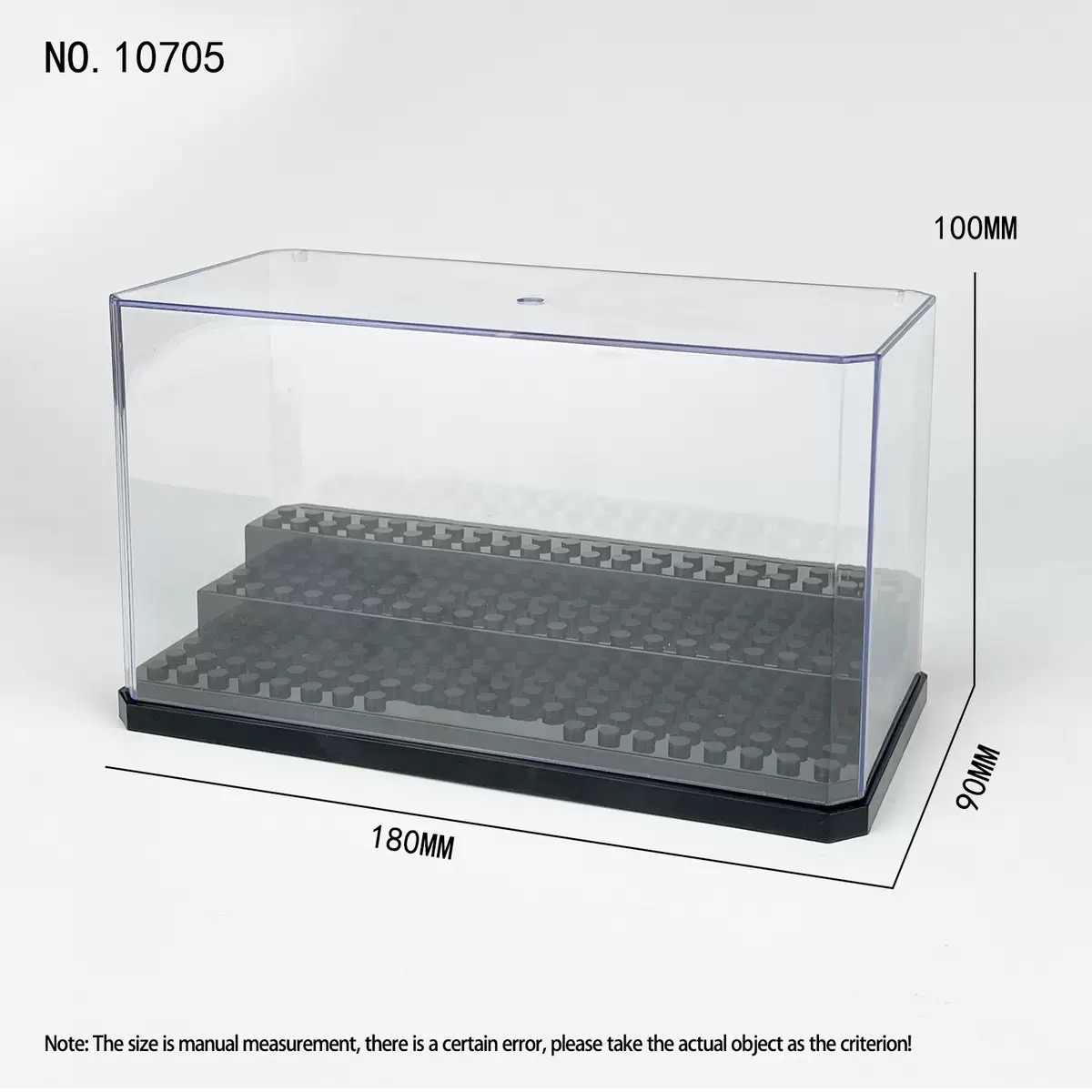 Staubdichte Acryl Mini Figur Modell Sammlung Anzeige Kasten Baustein Lagerung Plexiglas Vitrine