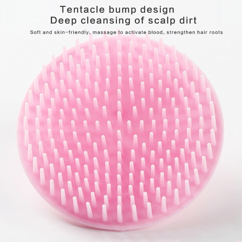 Bristle Hair Scalp Massager Shampoo Brush Wet Dry Manual Head Massage Comb Scrubber Exfoliate Remove Dandruff Au11 21
