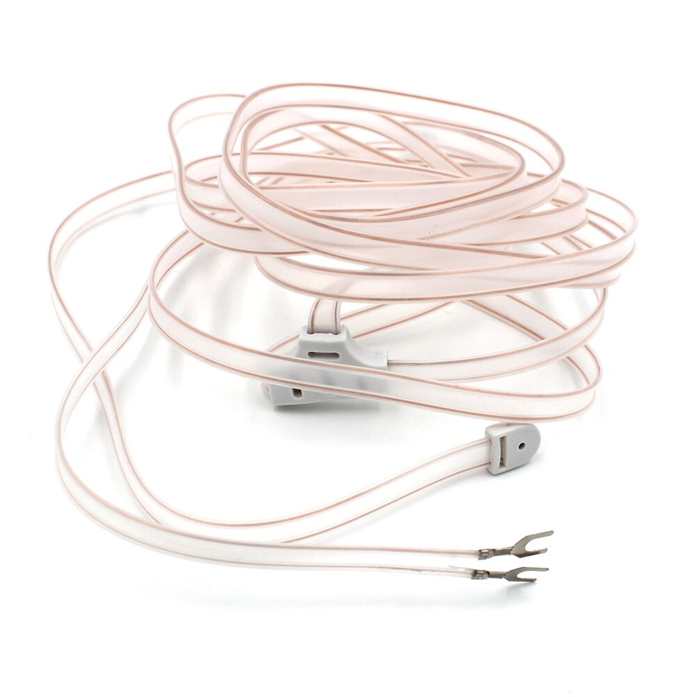 Maison Radio câble 300 ohms PE FM polyvalent intérieur Transparent avec 2 broches antenne récepteur stéréo Durable Dipole T Type