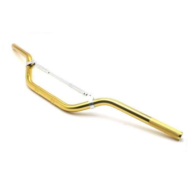 Manillar de motocicleta de 22mm y 7/8 pulgadas manillares de aleación de aluminio para moto de 50cc, 70cc, 110cc, 125cc, 140cc, Dirt Pit Bike ATV Scooter: Gold