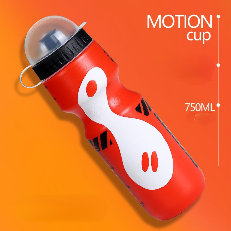 Bicycle Water Bottle Tour De France Sports Environmental Protection Mountain Bike Cup Cycling Equipment Bicycle Plastic Bottle: Red