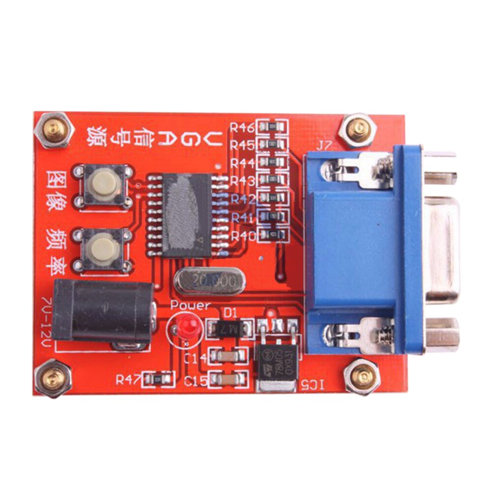 VGA Signal Generator LCD Display Tester 7V-12V Power input LCD Maintenance Test Repair Tools