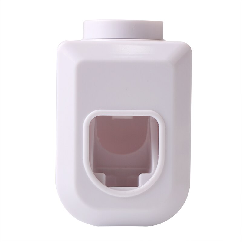 1Pc Automatic Toothpaste Dispenser Household Toothbrush Holder Toothpaste Squeezer Wall Mount Stand Rack Bathroom Accessories: White9
