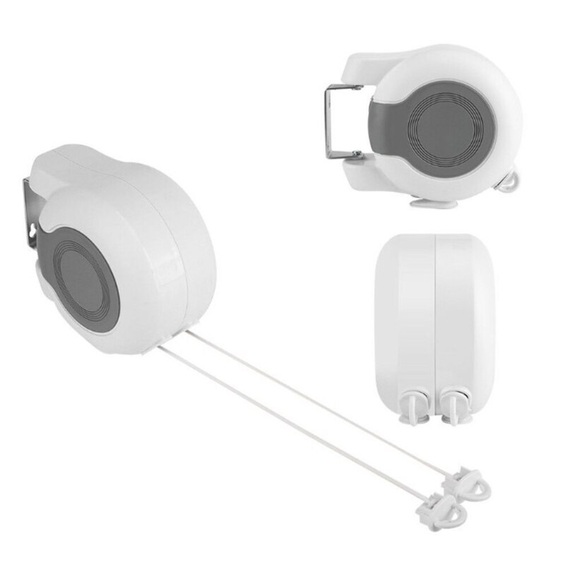 Tendedero de ropa portátil, tendedero doble extensible para interior y exterior, uso de baño, Hardware de mejora de Simple