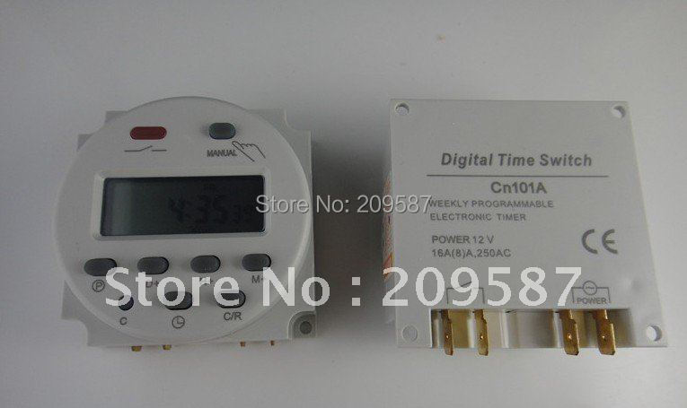 DIGITAL PROGRAMMABLE WEEKLY TIMER SWITCH 220V 16A