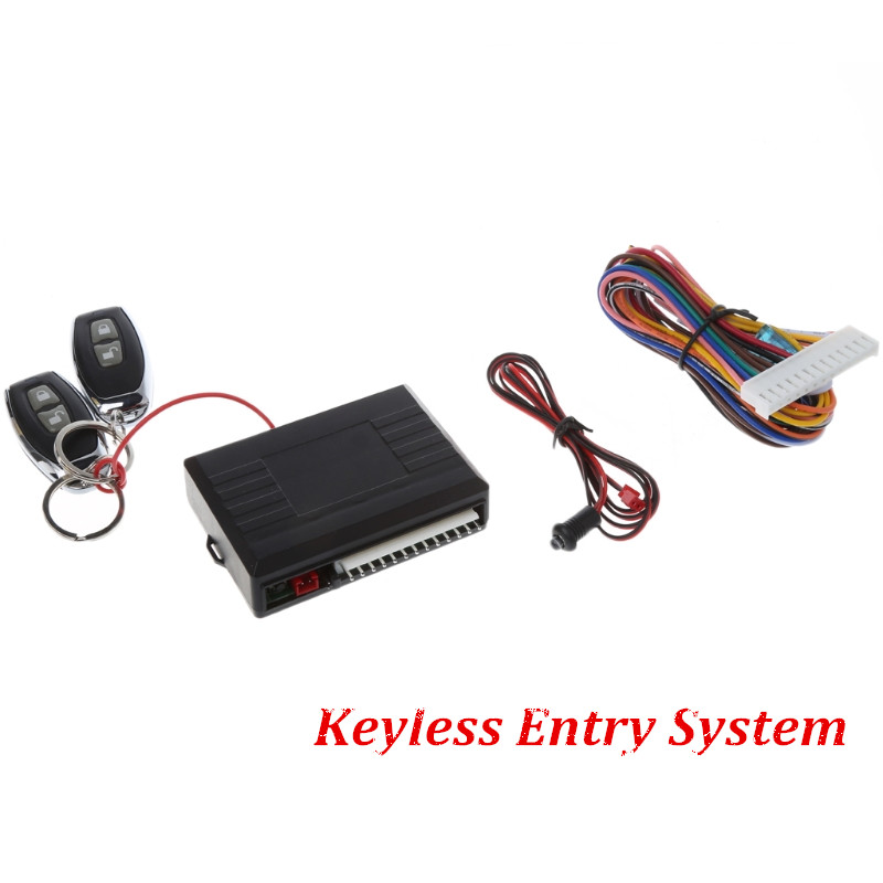 Universele Keyless Entry Systeem Auto Alarm Systemen Apparaat Auto Afstandsbediening Kit Deurslot Voertuig Centrale Vergrendeling En Unlock