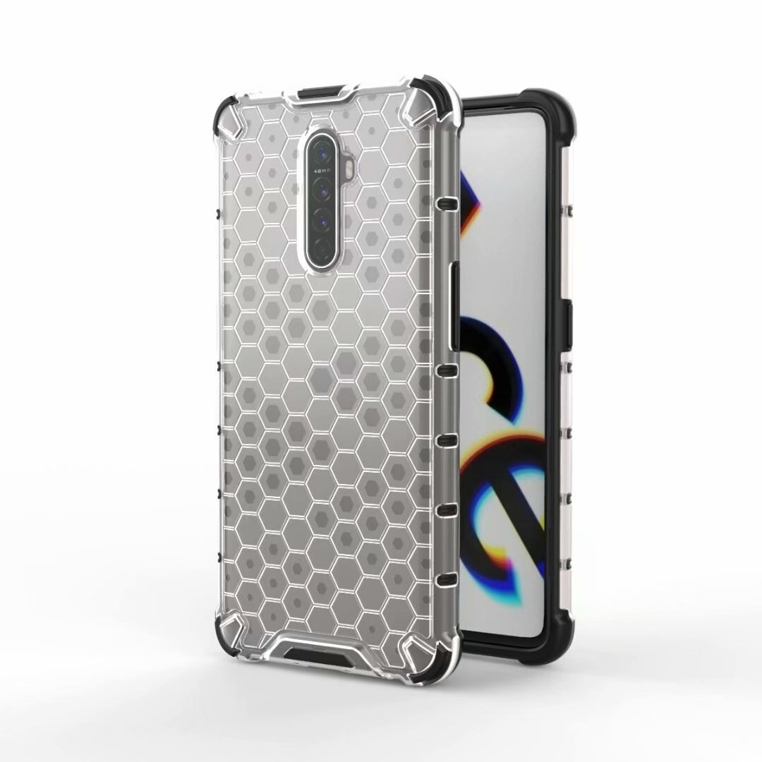 For OPPO Realme X2 Pro Case Soft Silicone Hybrid shockproof Armor protective Back Cover Case for realme x2 pro x2pro shell: white