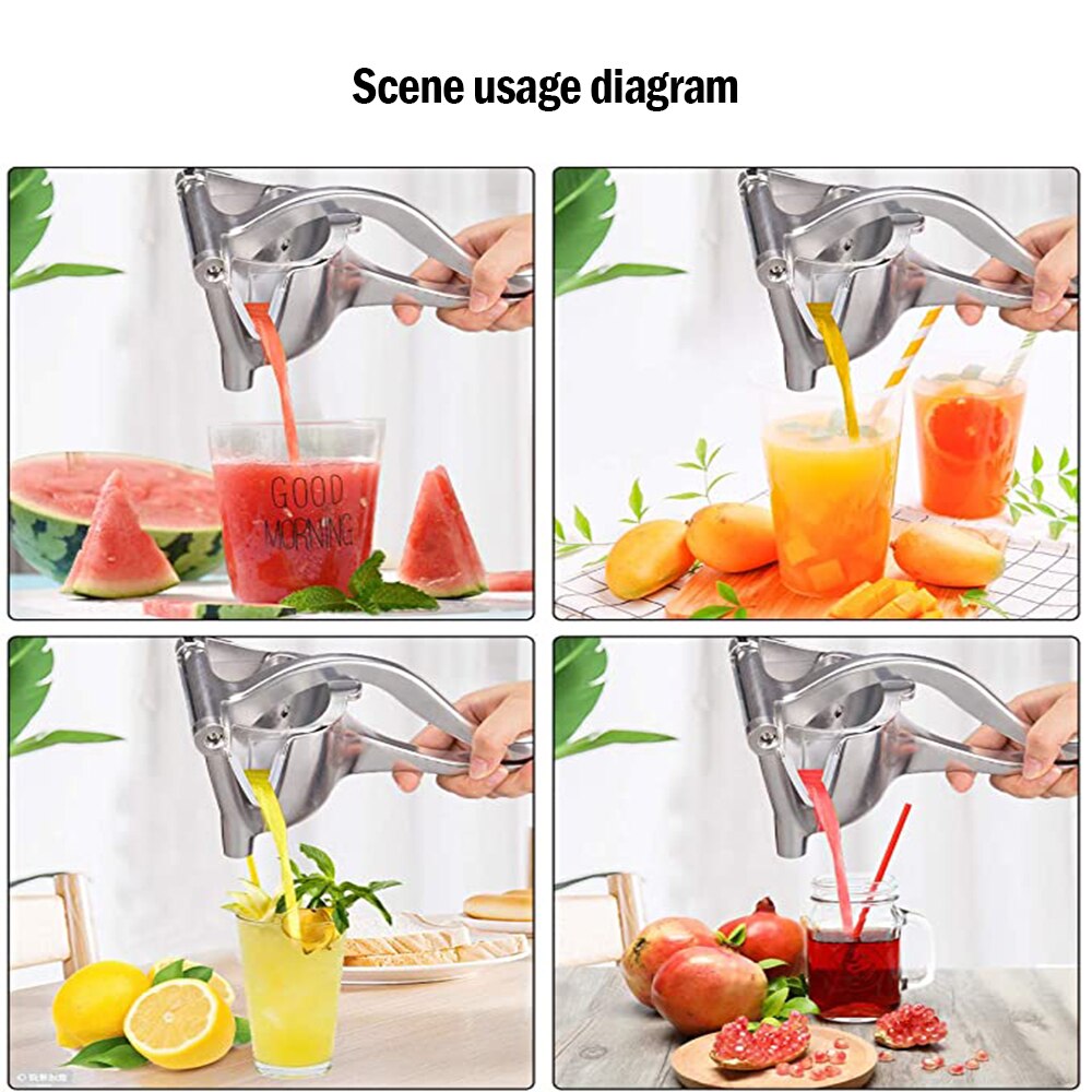 Multifunktionell manuell apelsinjuicer citron granatäpple juice presspress press frukt juicepress hushåll hem kök
