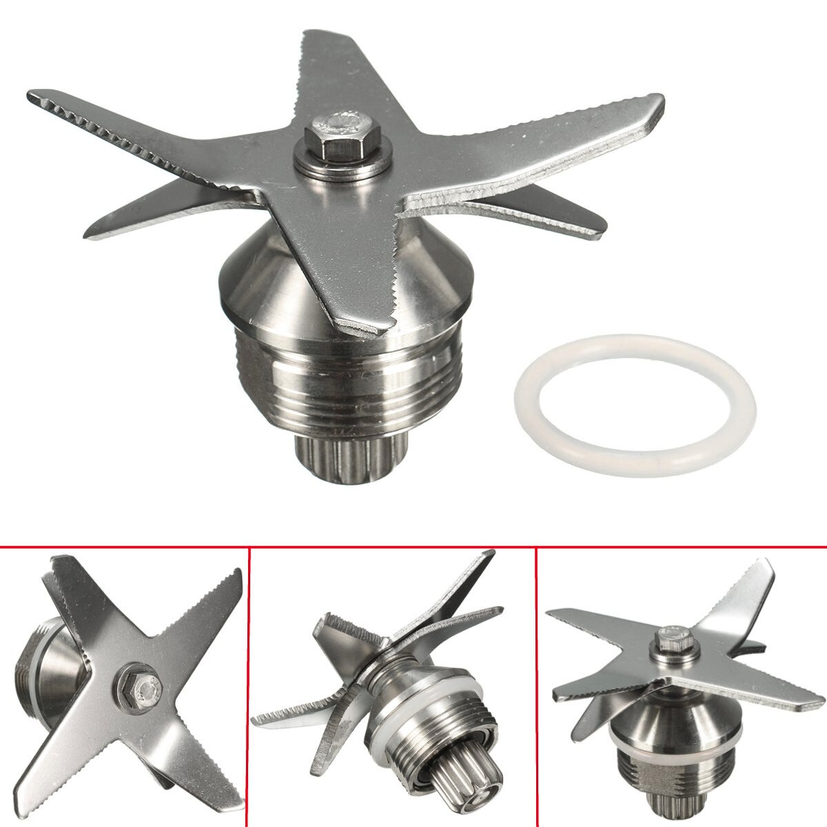 1Pc Ice-Crushing Blender Blade Parts With Sealing Ring For Vitamix 5200 Series