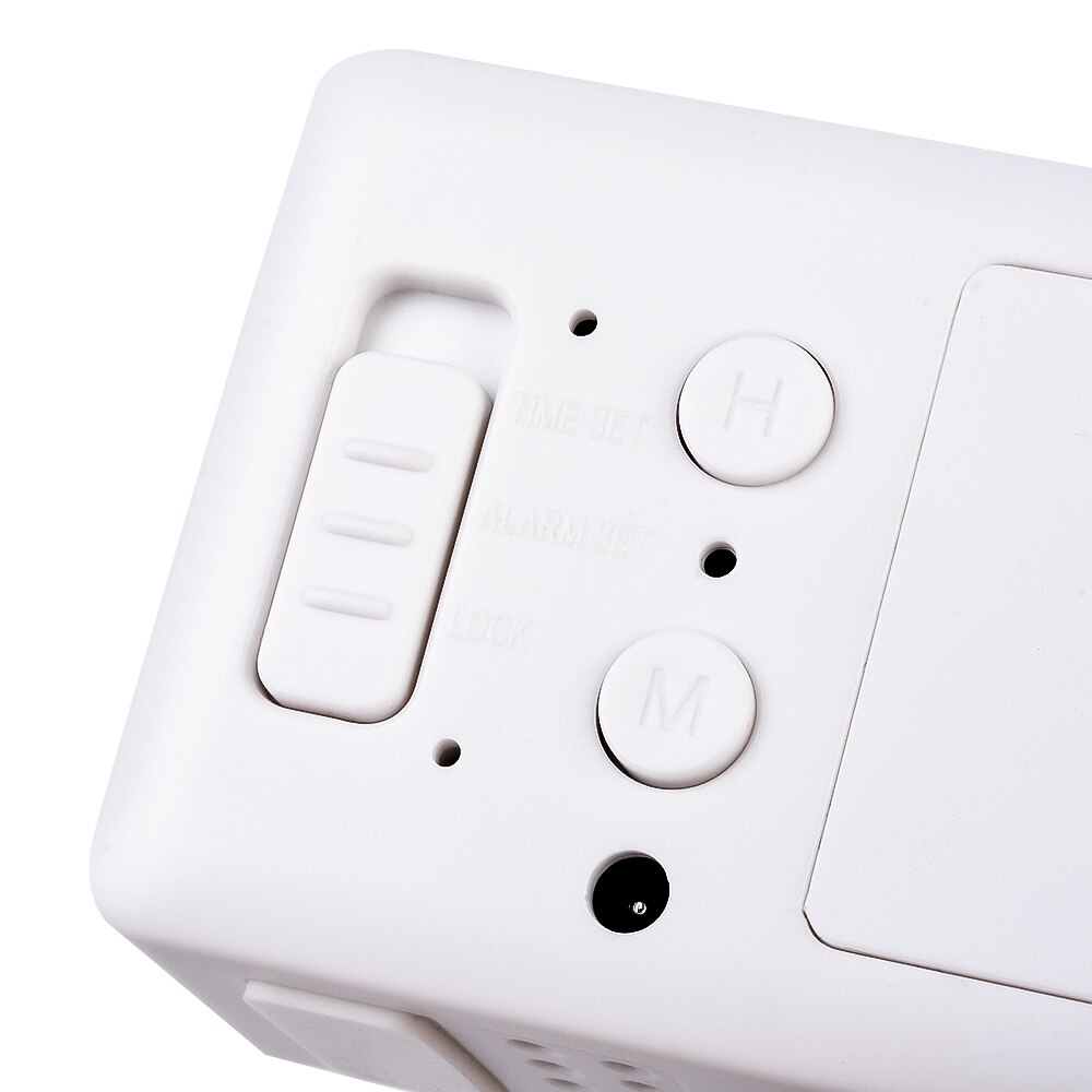 Digital Mirror Alarm Clock Student Simple Desk Clock Calendar Temperature Date Led Display With Usb Port For Home Office Decor