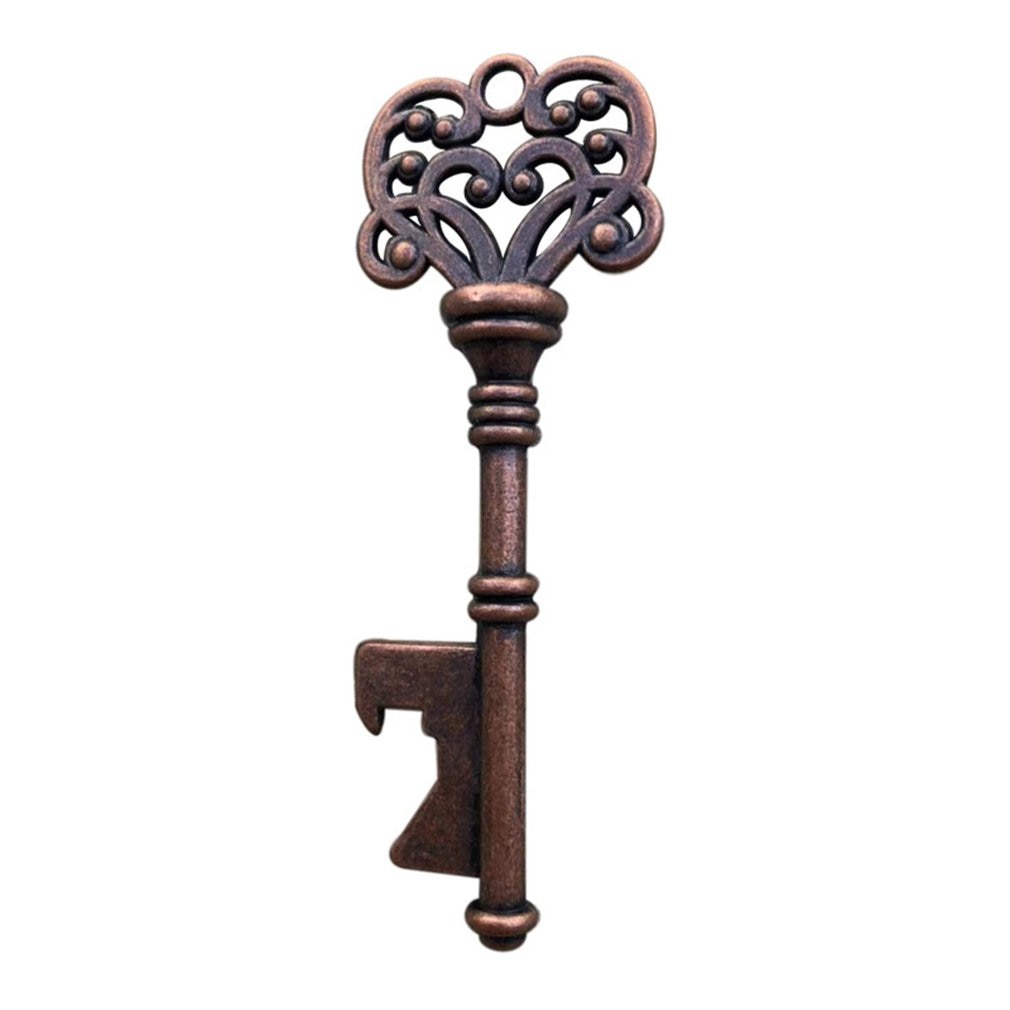 Zinc Alloy Surface Laborious And Practical Retro Key Beer Bottle Opener Advertising Bottle Opener Bottle Opener: White