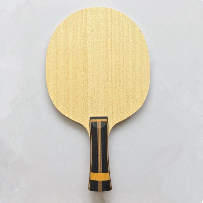 Lemuria ZL carbon table tennis blade 5 layers wood 2 layers ZL carbon offensive long handle horizontal grip ping pong racket: FL handle