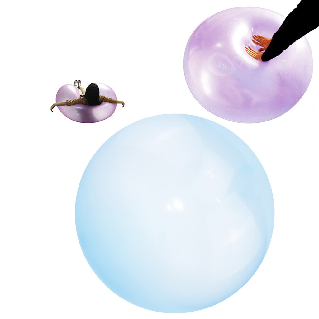 Inflatable Bubble Ball Firm Ball Stretch Transparent Soft Super Squishy Outdoor Families Party Game Toy Interactive Balls