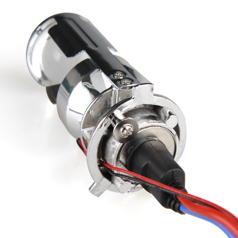 AILEO car modeling 6000K 4300k 8000K xenon H4 Mini Projector Lens LHD RHD for HID headlamp H4 easy to install 55w 10000lm