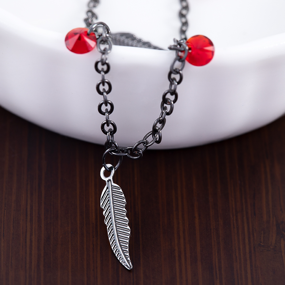 0,5 metros, 1 metro, 2 metros, cadena con cuentas de cristal rojo, cadena de eslabones con dijes, cadenas de cobre, DIY, collar, pulsera, tela, fabricación de joyas